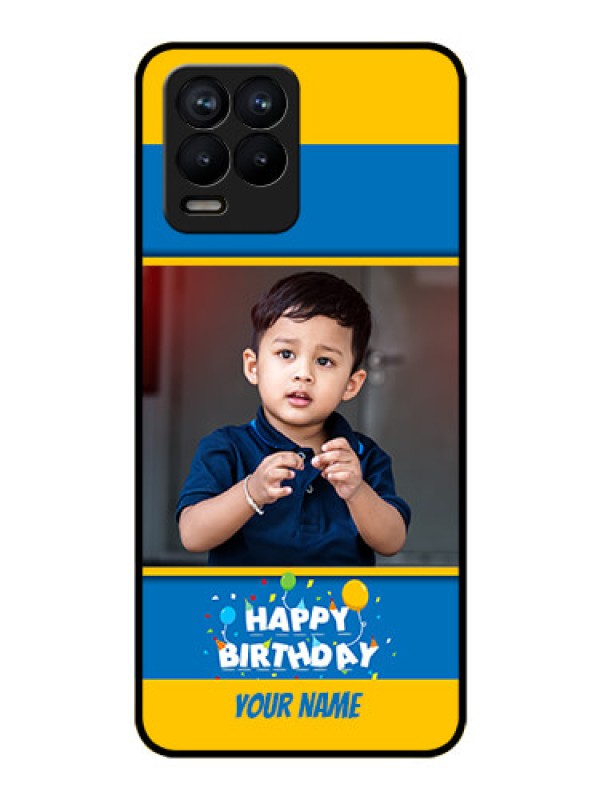 Custom Realme 8 Custom Glass Mobile Case - Birthday Wishes Design