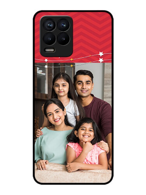 Custom Realme 8 Personalized Glass Phone Case - Happy Family Design