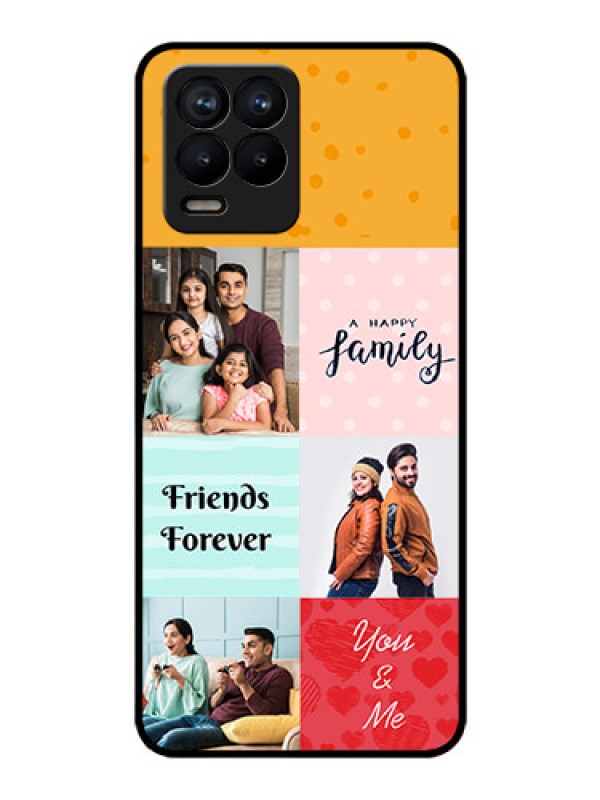 Custom Realme 8 Personalized Glass Phone Case - Images with Quotes Design