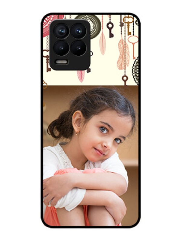 Custom Realme 8 Custom Glass Mobile Case - Boho Style Design