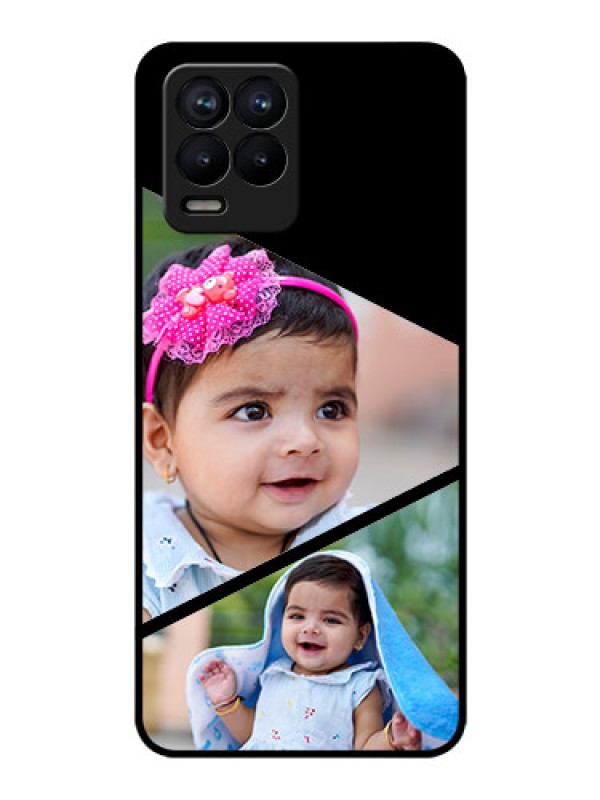Custom Realme 8 Custom Glass Phone Case - Semi Cut Design