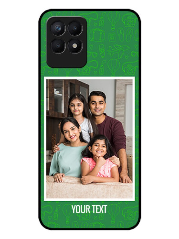 Custom Realme 8i Personalized Glass Phone Case - Picture Upload Design