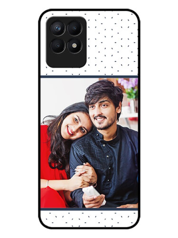 Custom Realme 8i Personalized Glass Phone Case - Premium Dot Design
