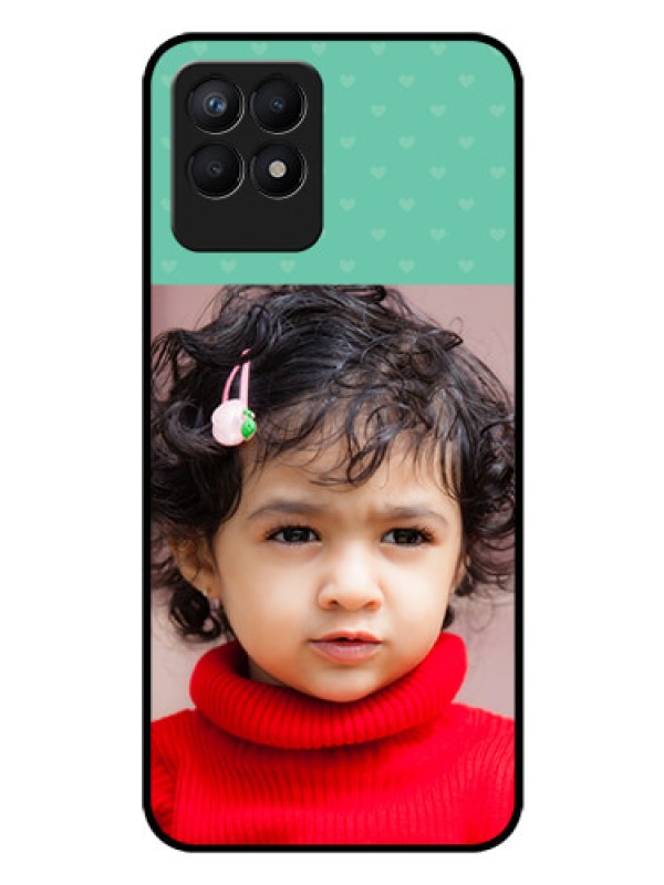 Custom Realme 8i Custom Glass Phone Case - Lovers Picture Design