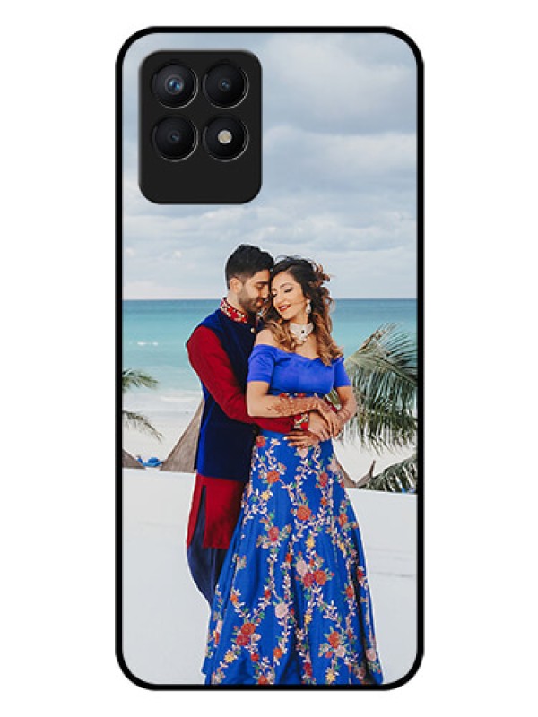 Custom Realme 8i Photo Printing on Glass Case - Upload Full Picture Design