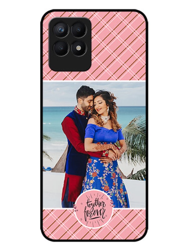 Custom Realme 8i Personalized Glass Phone Case - Together Forever Design