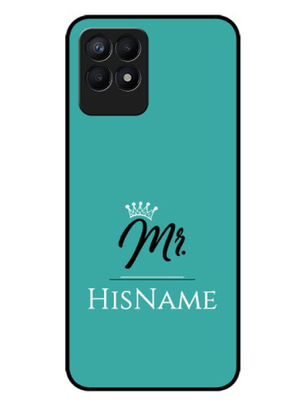 Custom Realme 8i Custom Glass Phone Case Mr with Name