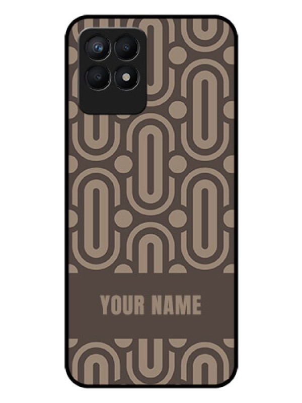 Custom Realme 8i Custom Glass Phone Case - Captivating Zero Pattern Design