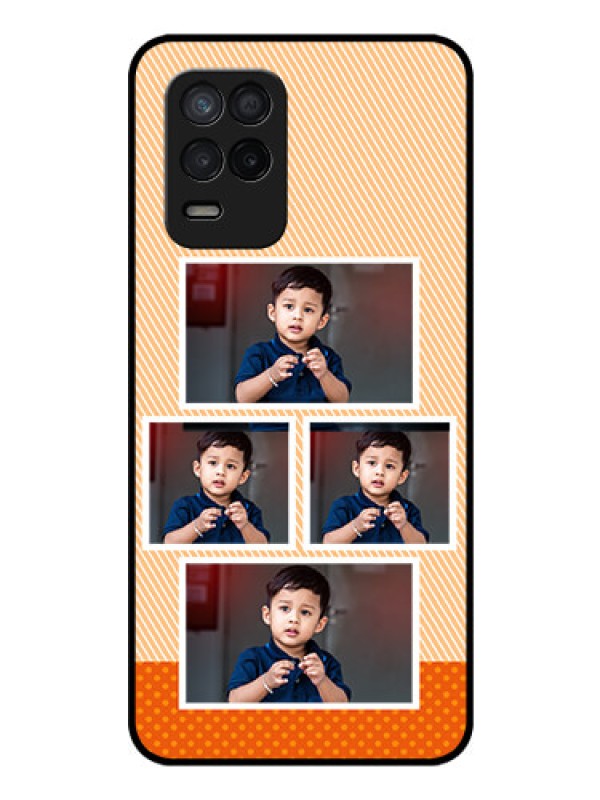 Custom Realme 8s 5G Photo Printing on Glass Case - Bulk Photos Upload Design