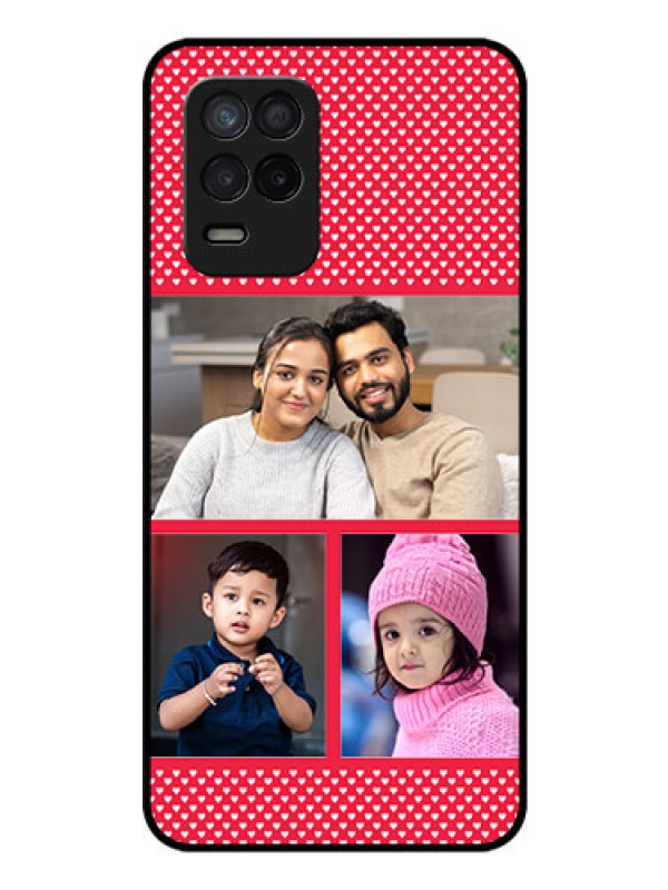 Custom Realme 8s 5G Personalized Glass Phone Case - Bulk Pic Upload Design
