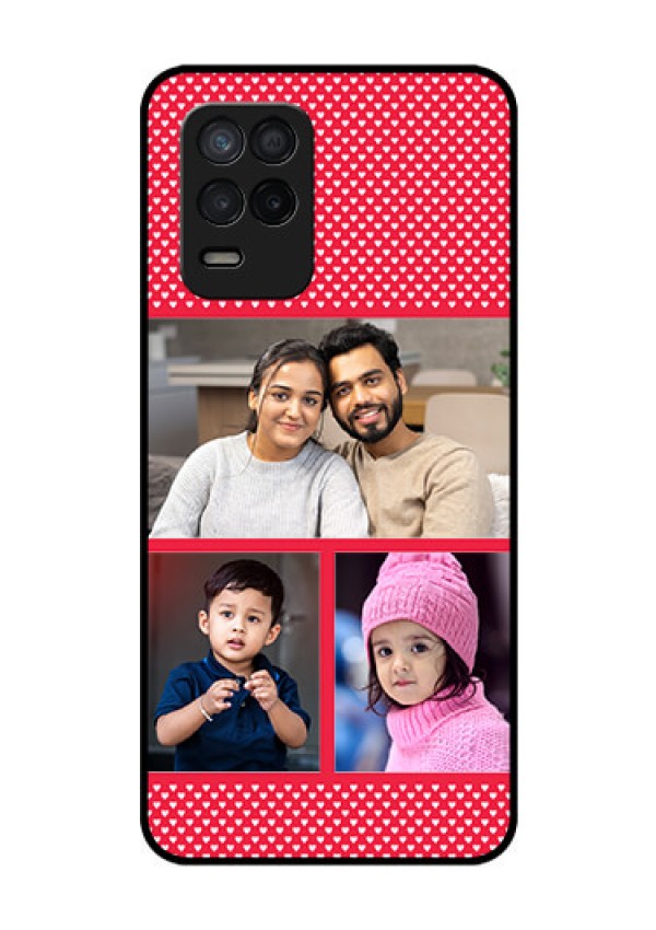 Realme 8s 5G Personalized Glass Phone Case - Bulk Pic Upload Design