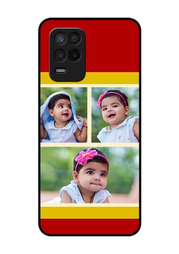 Realme 8s 5G Custom Glass Mobile Case - Multiple Pic Upload Design