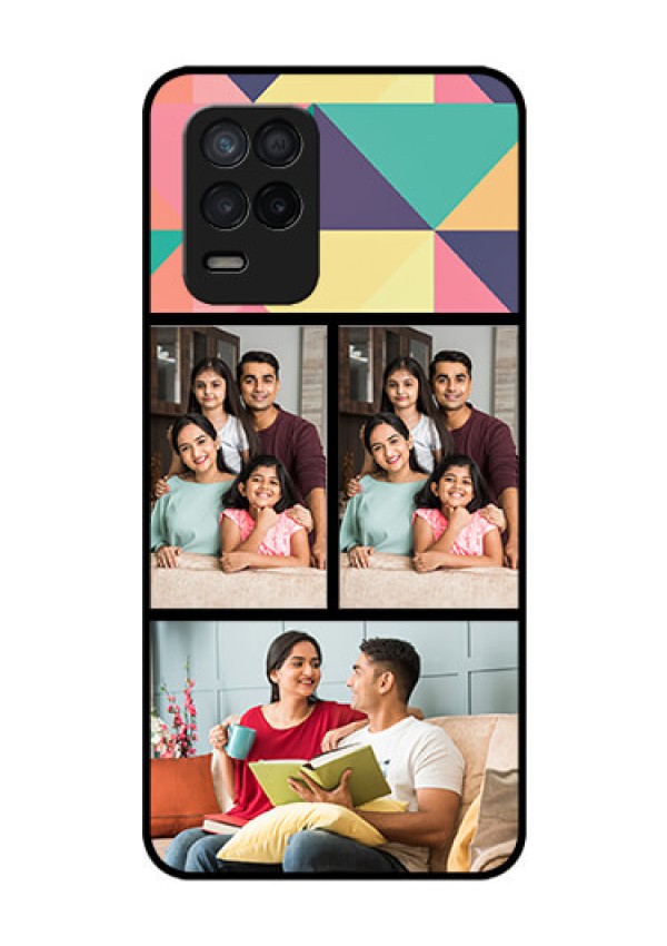 Realme 8s 5G Custom Glass Phone Case - Bulk Pic Upload Design
