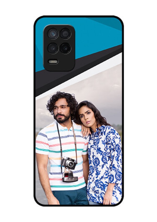 Realme 8s 5G Photo Printing on Glass Case - Simple Pattern Photo Upload Design