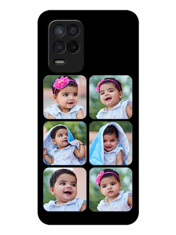Custom Realme 8s 5G Photo Printing on Glass Case - Multiple Pictures Design
