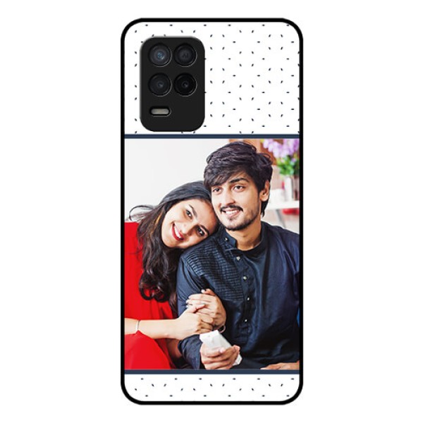 Realme 8s 5G Personalized Glass Phone Case - Premium Dot Design