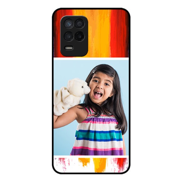 Realme 8s 5G Personalized Glass Phone Case - Multi Color Design