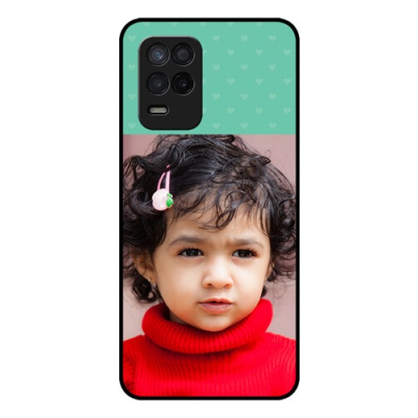 Realme 8s 5G Custom Glass Phone Case - Lovers Picture Design