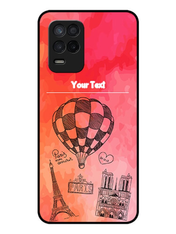 Custom Realme 8s 5G Custom Glass Phone Case - Paris Theme Design