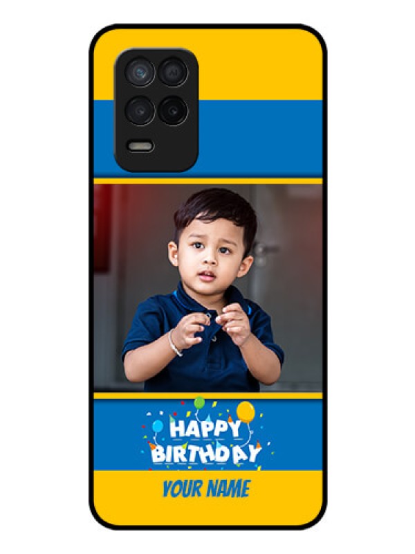 Custom Realme 8s 5G Custom Glass Mobile Case - Birthday Wishes Design