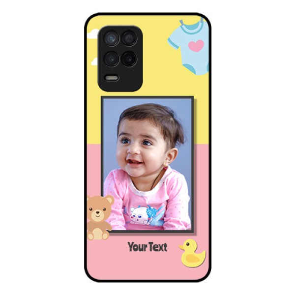 Realme 8s 5G Photo Printing on Glass Case - Kids 2 Color Design