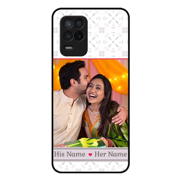 Realme 8s 5G Custom Glass Mobile Case - with Photo and Ethnic Design