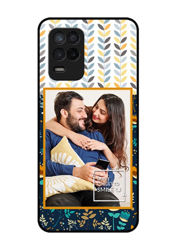 Realme 8s 5G Custom Glass Mobile Case - Pattern Design