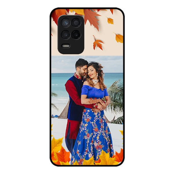 Realme 8s 5G Photo Printing on Glass Case - Autumn Maple Leaves Design Realme 8s 5G Photo Printing on Glass Case - Autumn Maple Leaves Design