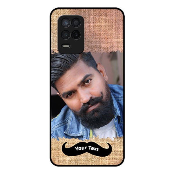 Realme 8s 5G Personalized Glass Phone Case - with Texture Design