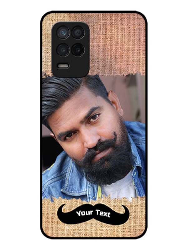 Custom Realme 8s 5G Personalized Glass Phone Case - with Texture Design