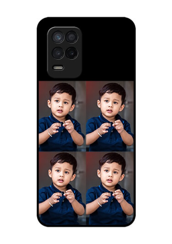 Realme 8s 5G 4 Image Holder on Glass Mobile Cover