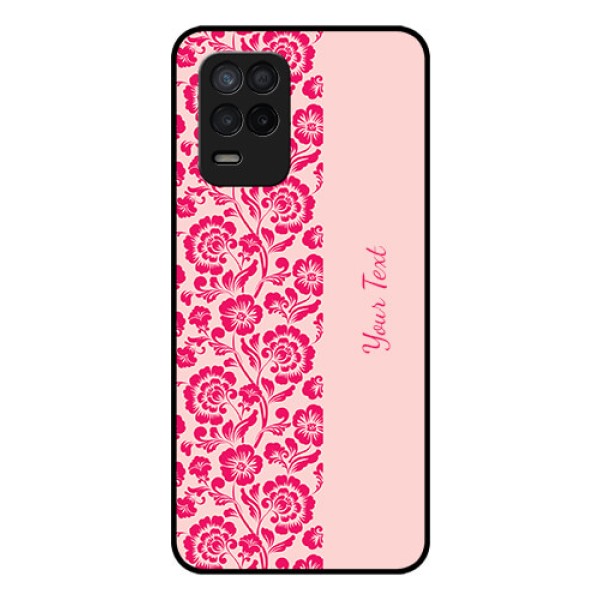 Realme 8s 5G Custom Glass Phone Case - Attractive Floral Pattern Design Realme 8s 5G Custom Glass Phone Case - Attractive Floral Pattern Design
