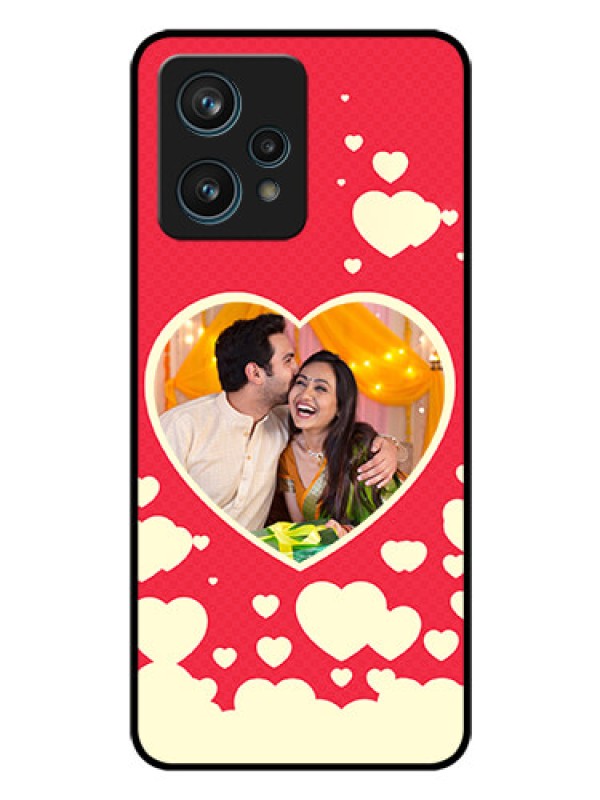 Custom Realme 9 4G Custom Glass Mobile Case - Love Symbols Phone Cover Design