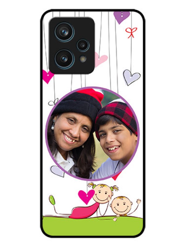 Custom Realme 9 4G Photo Printing on Glass Case - Cute Kids Phone Case Design