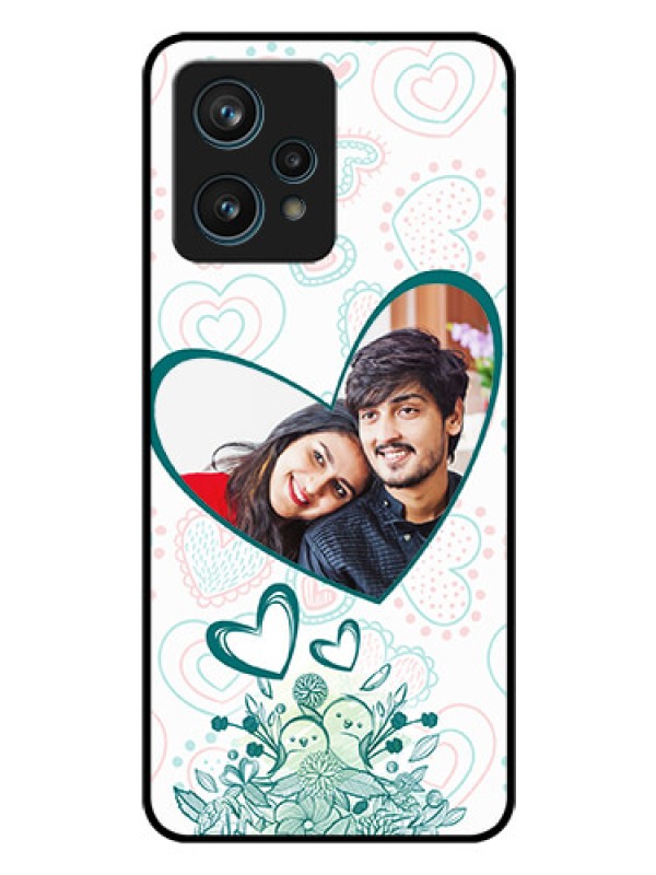 Custom Realme 9 4G Photo Printing on Glass Case - Premium Couple Design