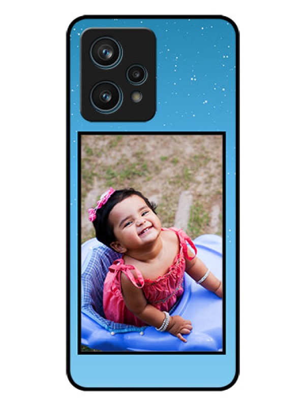 Custom Realme 9 4G Custom Glass Mobile Case - Wave Pattern Colorful Design