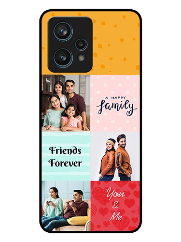 Custom Realme 9 4G Personalized Glass Phone Case - Images with Quotes Design