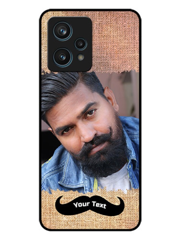 Custom Realme 9 4G Personalized Glass Phone Case - with Texture Design