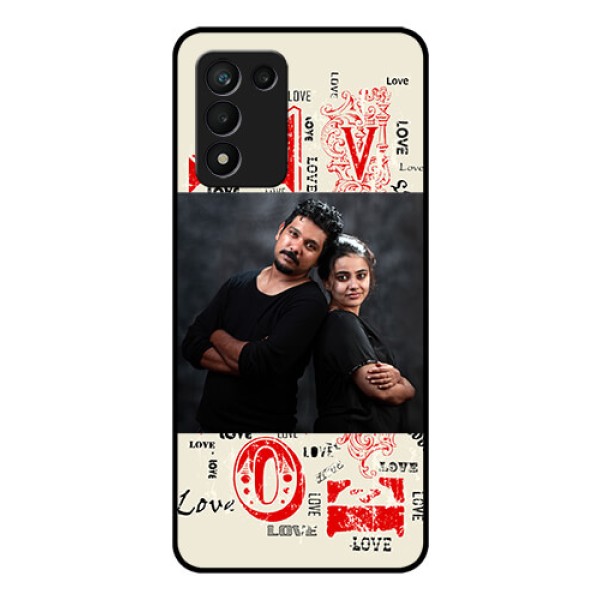 Realme 9 5G Speed Edition Photo Printing on Glass Case - Trendy Love Design Case Realme 9 5G Speed Edition Photo Printing on Glass Case - Trendy Love Design Case