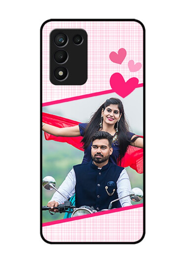 Realme 9 5G Speed Edition Custom Glass Phone Case - Love Shape Heart Design