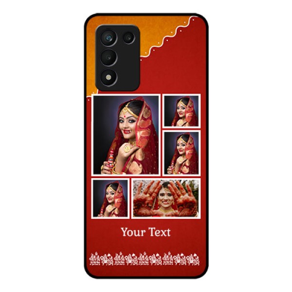 Realme 9 5G Speed Edition Personalized Glass Phone Case - Wedding Pic Upload Design Realme 9 5G Speed Edition Personalized Glass Phone Case - Wedding Pic Upload Design