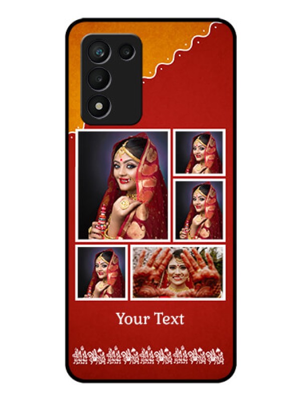 Custom Realme 9 5G Speed Edition Personalized Glass Phone Case - Wedding Pic Upload Design