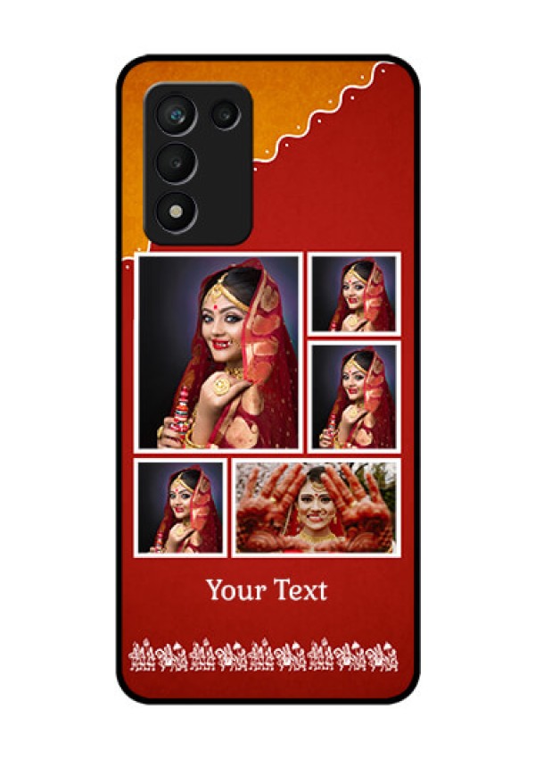 Realme 9 5G Speed Edition Personalized Glass Phone Case - Wedding Pic Upload Design