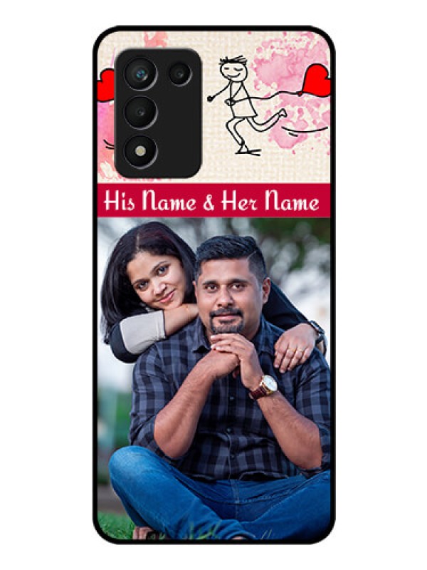 Custom Realme 9 5G Speed Edition Photo Printing on Glass Case - You and Me Case Design