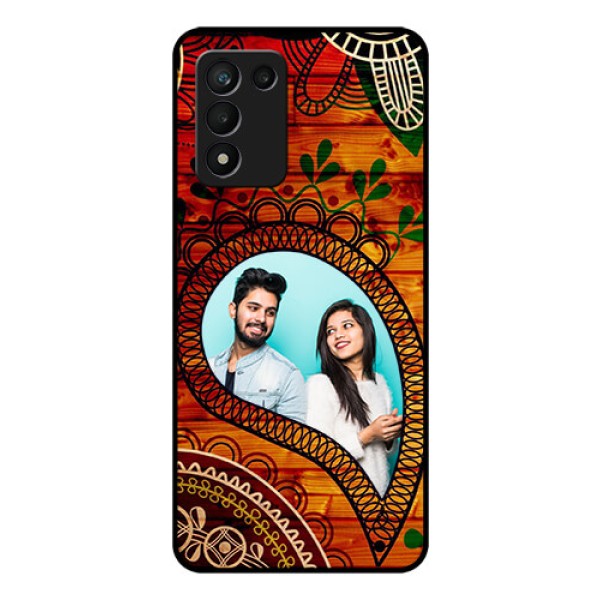 Realme 9 5G Speed Edition Personalized Glass Phone Case - Abstract Colorful Design Realme 9 5G Speed Edition Personalized Glass Phone Case - Abstract Colorful Design