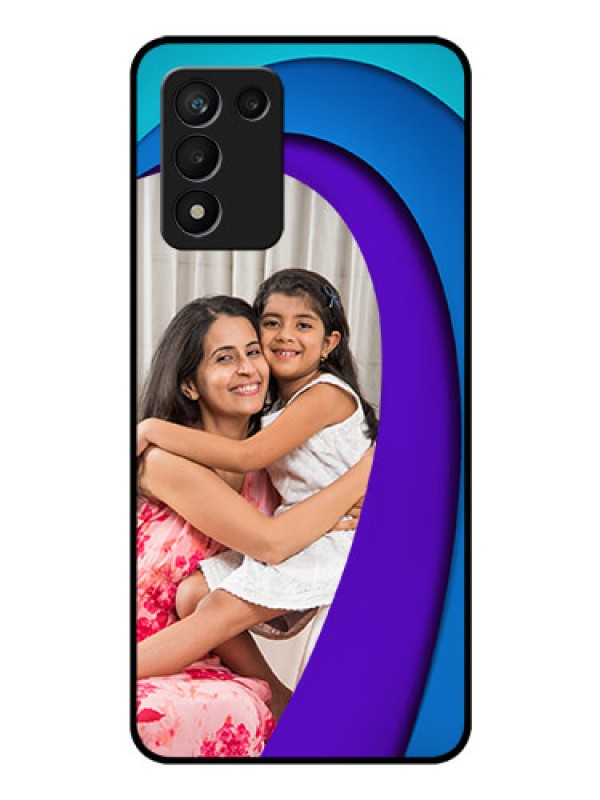 Custom Realme 9 5G Speed Edition Photo Printing on Glass Case - Simple Pattern Design