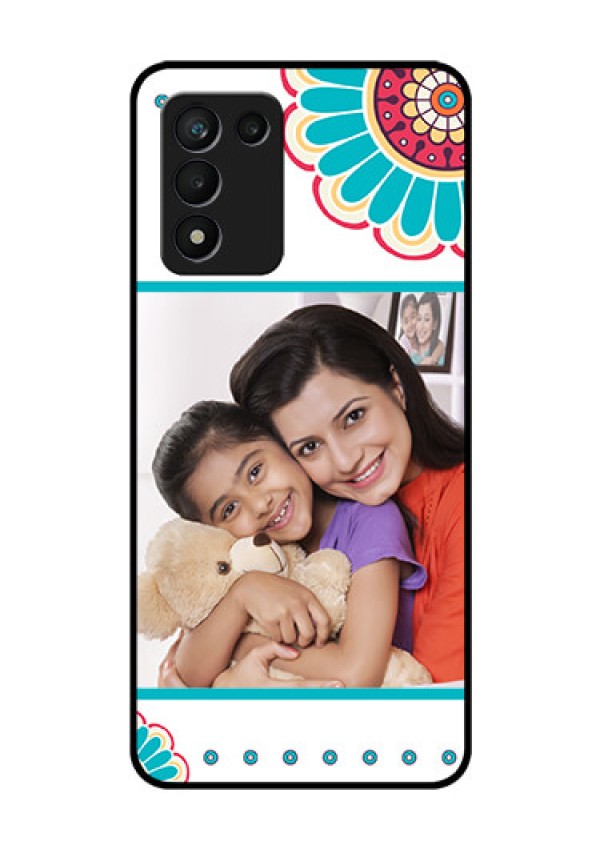Realme 9 5G Speed Edition Custom Glass Phone Case - Flower Design