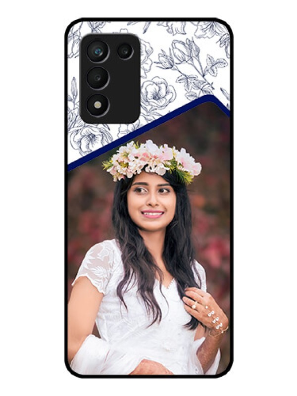 Custom Realme 9 5G Speed Edition Personalized Glass Phone Case - Premium Floral Design