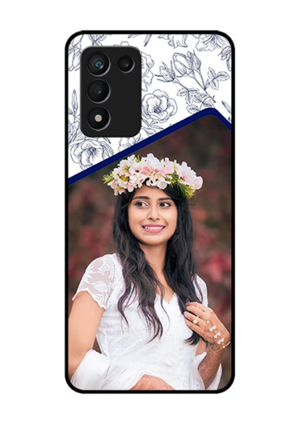 Realme 9 5G Speed Edition Personalized Glass Phone Case - Premium Floral Design