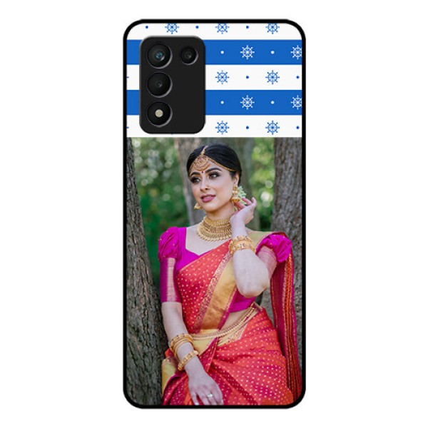 Realme 9 5G Speed Edition Photo Printing on Glass Case - Snow Pattern Design